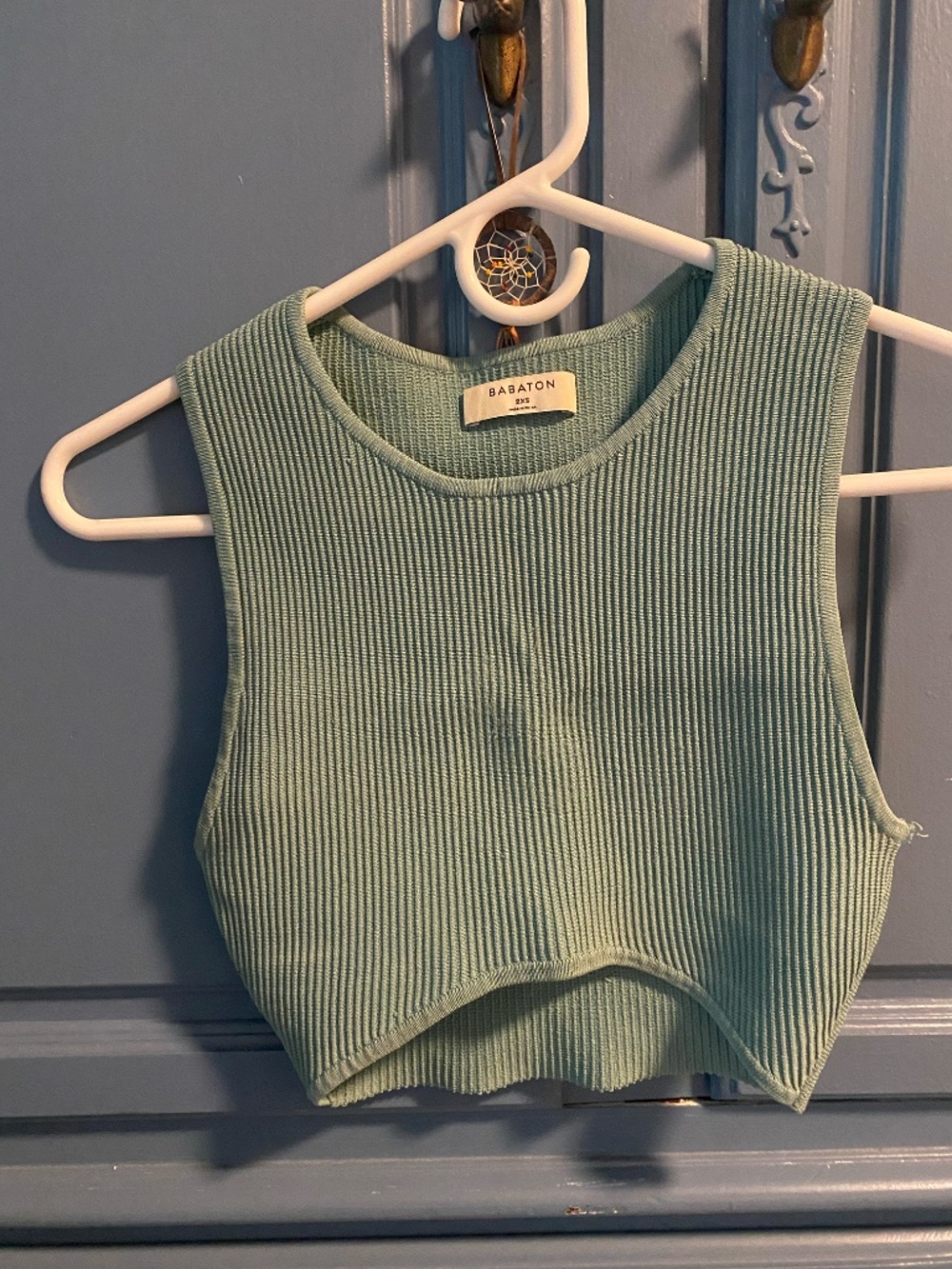 Babaton ribbed crop top